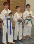 Kumite boys (10-11 years) medals