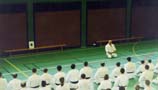 The seminar under the direction of the foremen T.Kaze /9 Dan/