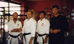 Seminar  IKA of the master T.Kubota /10 Dan/ : To the right of Yuri the  Shihan Moshe Galisko  / 6 Dan/ -Israel