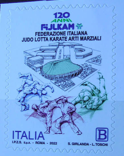 Lovers of the history of Budo in the world: karate-do brand (2022, Italy) (FIJLKAM)